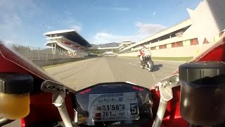 Ducati 1299 Panigale S  TOP SPEED at Mugello 312kmh [upl. by Seka]