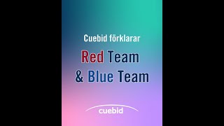 Cuebid förklarar Red Team Blue Team [upl. by Jenni]