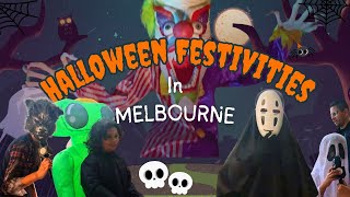 Halloween Festivities in Melbourne  Australia  Clyde North  Berwick Waters [upl. by Jamin125]