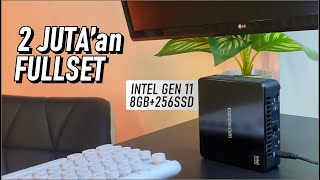 402 cuma 2750jt aja dapat MINI PC quotINTEL GEN 11 8gb256ssdquot MURAH BANGET [upl. by Lune]