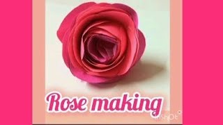 Easy Paper Rose with paper cup craft papercraft diy  video tutorial shorts shortsfeed [upl. by Pazice430]