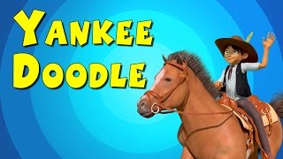 Yankee Doodle  3D Animation  Nursery Rhyme Song  KidsOne [upl. by Skill485]