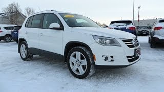 2011 Volkswagen Tiguan 20T 4Motion Start up Walkaround and Vehicle Tour [upl. by Kcirttap965]