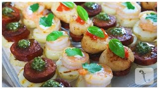 Simple Canapés  FoodPoint [upl. by Yttiy]