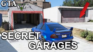 GTA 5  SECRET GARAGES LOCATIONS PS3 PS4 Xbox360 XboxOne and PC [upl. by Darcia]