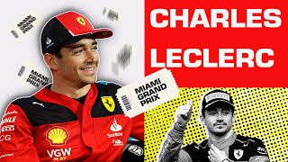 Charles Leclerc Interview Miami Grand Prix  ESPN F1 [upl. by Atteinotna]