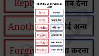 Spicy चटपटा  English to hindi word meaning  RKS  2024 spicy reply another [upl. by Notsae]