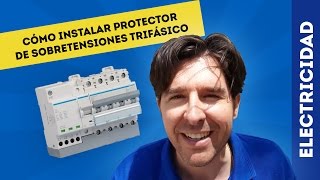 ELECTRICISTA INSTALA PROTECTOR SOBRETENSIONES TRIFÁSICO  EXPLICACIÓN CUADRO ELÉCTRICO [upl. by Bonnell970]