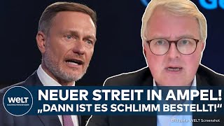 AMPELKRISE Scharfe Kritik an SPD FDP wird bei Streit von Esken mit Lindner deutlich [upl. by Relluf]