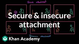 Secure and insecure attachment  Individuals and Society  MCAT  Khan Academy [upl. by Iderf]