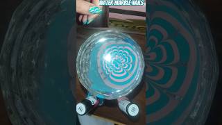 💅 🏳️‍⚧️ water marble nail art at home  easy Water marble nail art at home  water marble nail art [upl. by Norina]