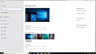 How to change desktop background in windows 10 in Hindi [upl. by Eerazed131]