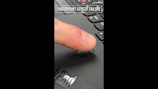 Lenovo X1 faulty fingerprint sensor fix shorts [upl. by Maureene]