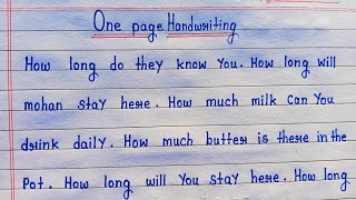 Handwriting Improvement Tips amp Tricks  Handwriting Kaise Sudhare 2024 [upl. by Berardo]