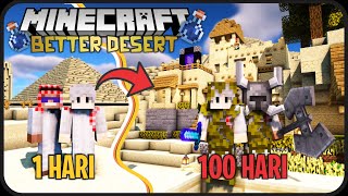 100 Hari di Minecraft Tapi PUASA di Dunia PALING PANAS [upl. by Noraed997]