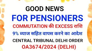 Pension case order refund excess Commutation recovery with interest Retirees Pensioners court [upl. by Yehsa855]