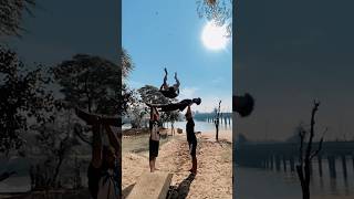 Front flip 🤸🏻‍♂️amazing 🌍video YouTube 😱challenge😰 video full heavy DK group ￼ [upl. by Suiremed]