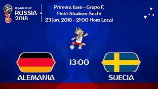 Alemania vs Suecia 23062018 HD  All Goals amp Highlights  World Cup Russia 2018 [upl. by Neona617]