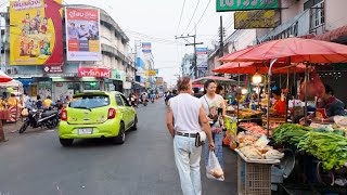 Chiang Rai Downtown Walk Thailand [upl. by Fulvi410]