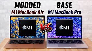 Modded M1 MacBook Air vs M1 MacBook Pro 30 Thermal FIX [upl. by Helaine]