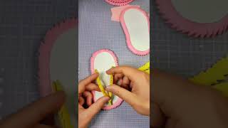 How to make a DIY slippers handmade short slippers slipperstyle [upl. by Kesia749]