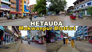 4K Walking Tour in HETAUDA City  Makwanpur District NEPAL [upl. by Eelram]