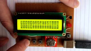 Atmega 328p Clock amp Thermometer [upl. by Lisbeth]