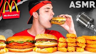 ASMR DAS COMIDAS MAIS FAMOSAS DO MCDONALDS GOSTO DEMAIS [upl. by Viviyan380]