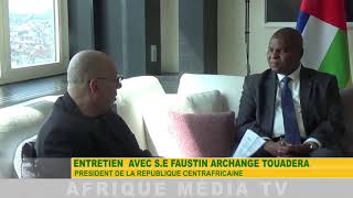 ENTRETIEN AVEC S E FAUSTIN ARCHANGE TOUADERA [upl. by Assilanna825]