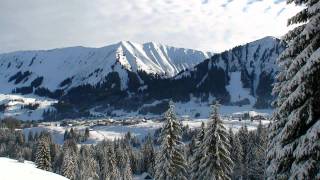 Kleinwalsertal Rietzlern Winterwanderung zum SchwarzwasserBach [upl. by Fenella596]