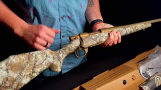 Unboxing the Stunning Weatherby Vanguard 308 in Badlands Camo with Bronze Cerakote Barrel [upl. by Ietta]