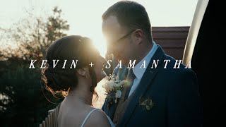 Kevin  Samantha  Hanbury Wedding Barn  Wedding Film [upl. by Mehalick612]