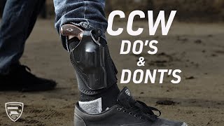 CCW Dos and Donts [upl. by Akili]