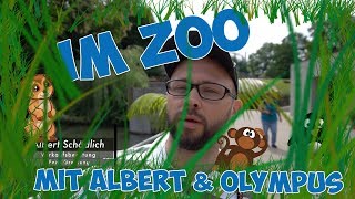 Zoofotografie mit Olympus  Albert zeigt uns wie mans mit Tieren richtig macht [upl. by Novrej]