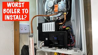 Glowworm Compact Boiler Install Full Walkthrough [upl. by Yelnikcm426]