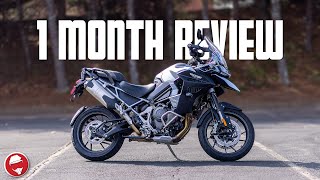 2023 Triumph Tiger 1200 GT Explorer  1 Month Review [upl. by Costanzia]