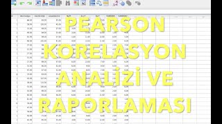 SPSS Korelasyon Analizi Pearson Korelasyonu ve Raporlaması [upl. by Concepcion]