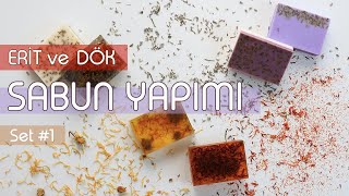 Erit ve Dök Sabun Yapımı Set 1  Melt amp Pour Soap Making Kit [upl. by Llenna861]