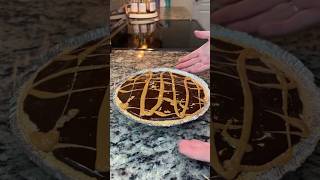 Chocolate Peanut Butter Pie just like grandma used to make ❤️ recipes hoemade [upl. by Yatnoed15]