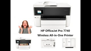 HP OfficeJet Pro 7740 Wide Format AllinOne Printer [upl. by Lonergan]