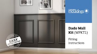 Cheshire Mouldings  Dado wall kit fitting instructions [upl. by Marriott]