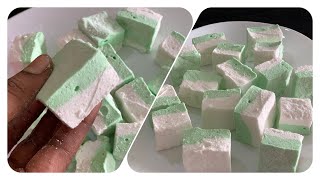 மார்ஸ்மேலோவ் எளிதாக செய்யெல்லாம் How to make Homemade Marshmallow Recipe in Tamil Marshmallow [upl. by Kipper968]