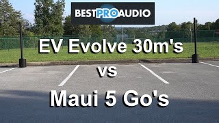 EV Evolve 30m vs Maui5 Go  Outdoor Speaker Sound Test [upl. by Charie]