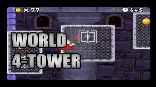 New Super Mario Bros DS World 4Tower [upl. by Lindsy]