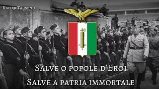 quotGiovinezzaquot–Anthem of the Italian Social Republic 1943–1945 [upl. by Arima289]