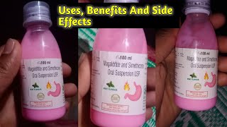 Magaldrate And Simethicone Oral Suspension Uses Benefits And Side Effects  Mint Flavour [upl. by Marou]