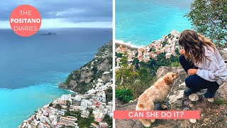 A RAINY DAY DOG WALK TO A POSITANO VIEWPOINT  The Positano Diaries EP 149 [upl. by Bibah973]