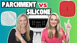 AIR FRYER Parchment vs AIR FRYER SILICONE Which works BEST [upl. by Jacquette978]