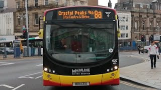 BD11 CEX 627 69527 Volvo B7RLE Wright Eclipse urban 2 First South Yorks Mainline in Sheffield [upl. by Kecaj200]