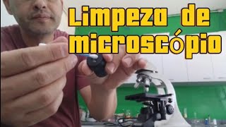 Como limpar um Microscópio Óptico [upl. by Dame]